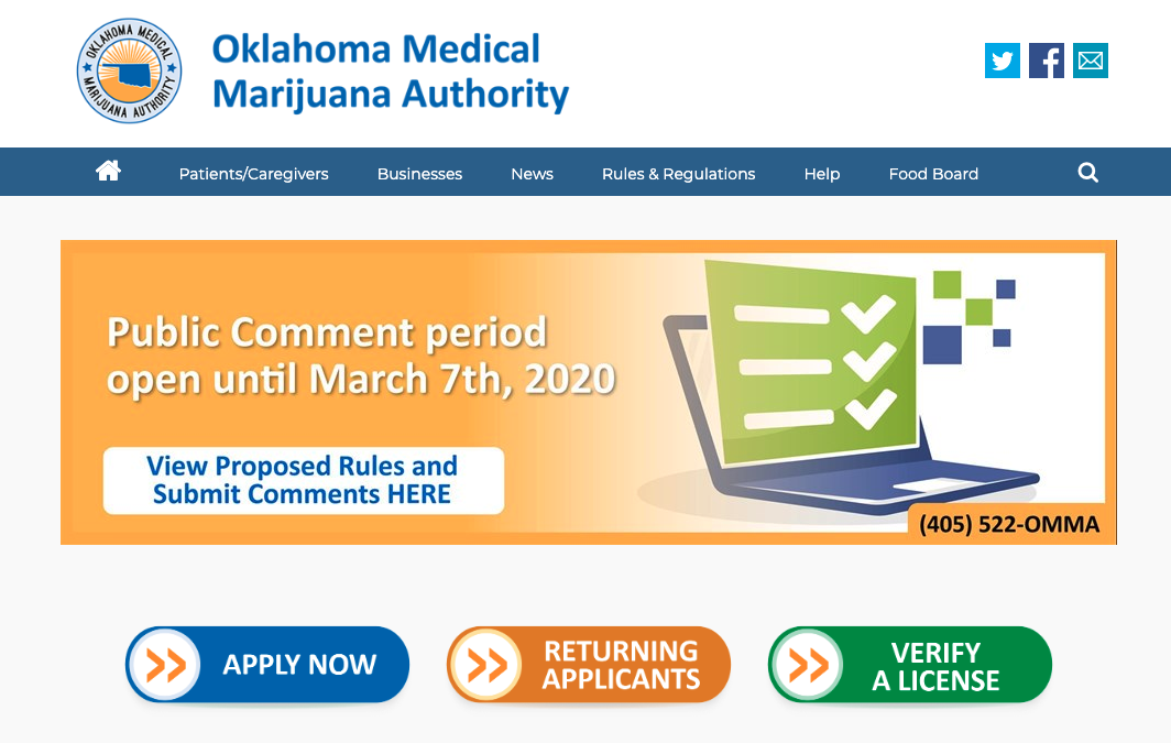OMMA Welcomes Comments From Medical Marijuana Cardholders