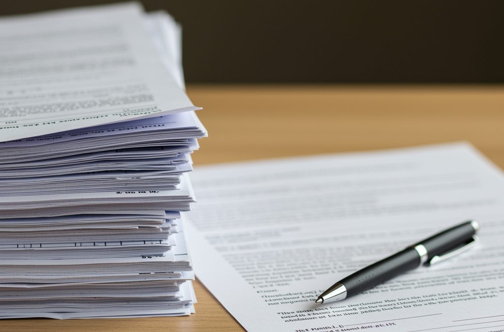 Stack of processed Oklahoma MMJ applications