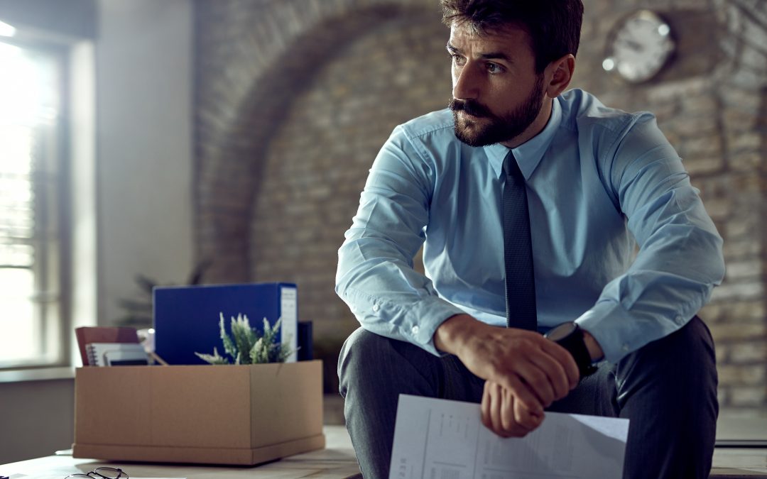 Man in distress after being fired